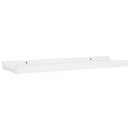 Tavellister 2 st vit 40x9x3 cm MDF