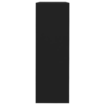 Vägghyllor kub 3 st svart MDF