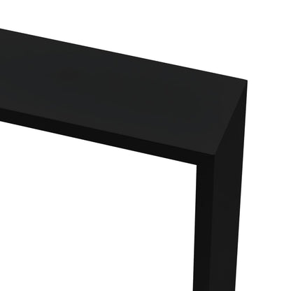 Vägghyllor kub 3 st svart MDF