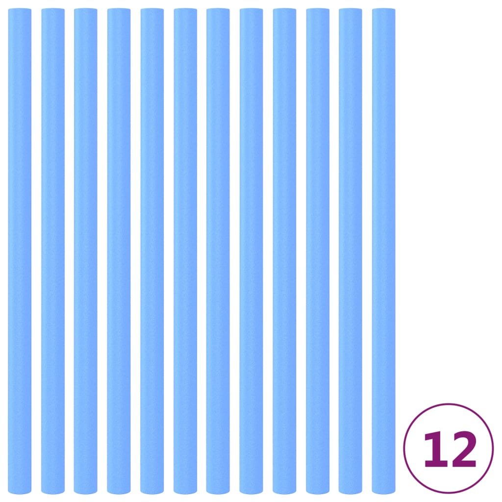 Skumrör till studsmatta 12 st 92,5 cm blå