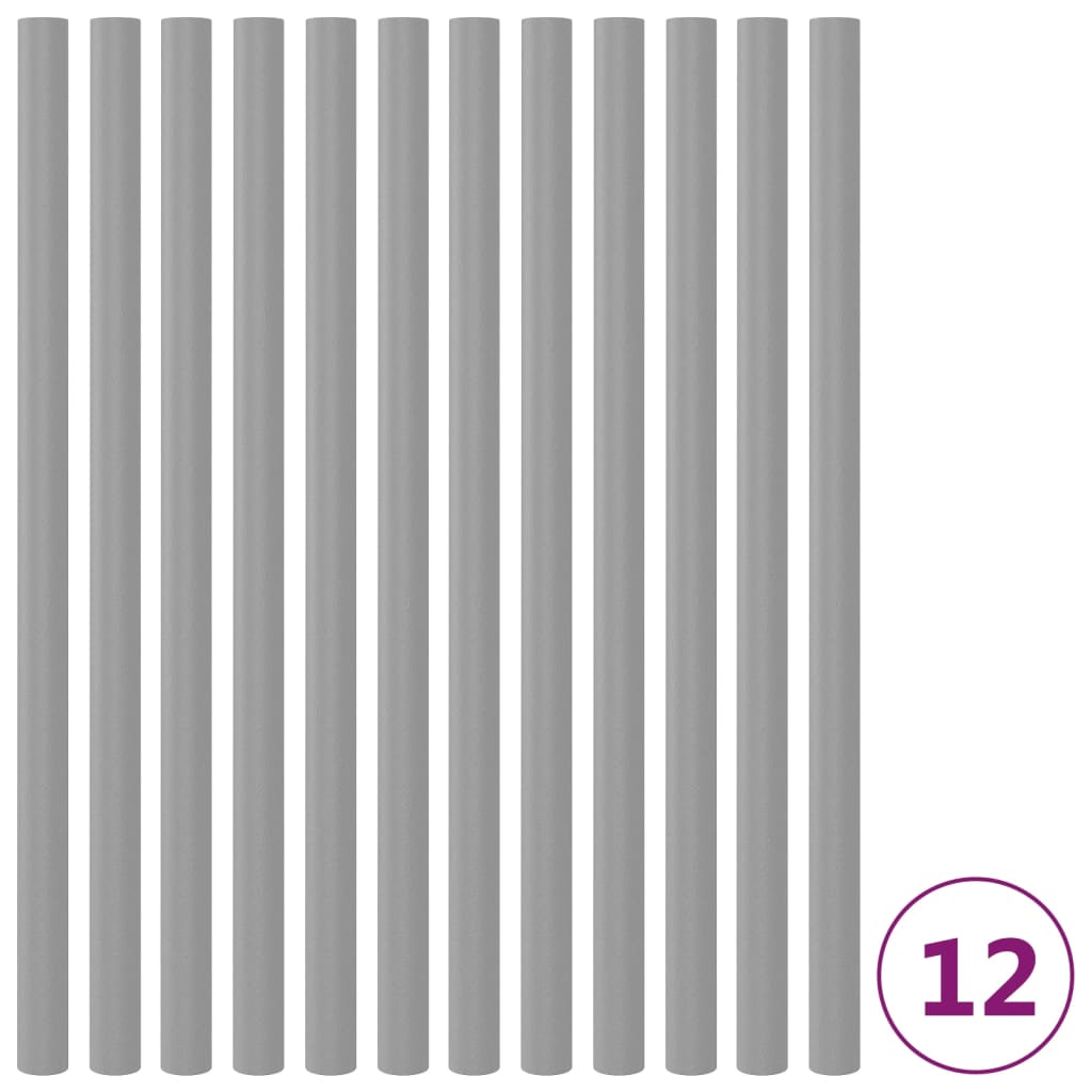 Skumrör till studsmatta 12 st 92,5 cm grå