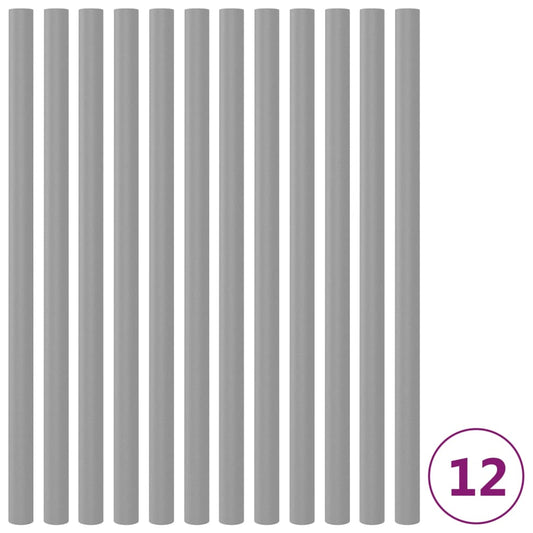 Skumrör till studsmatta 12 st 92,5 cm grå