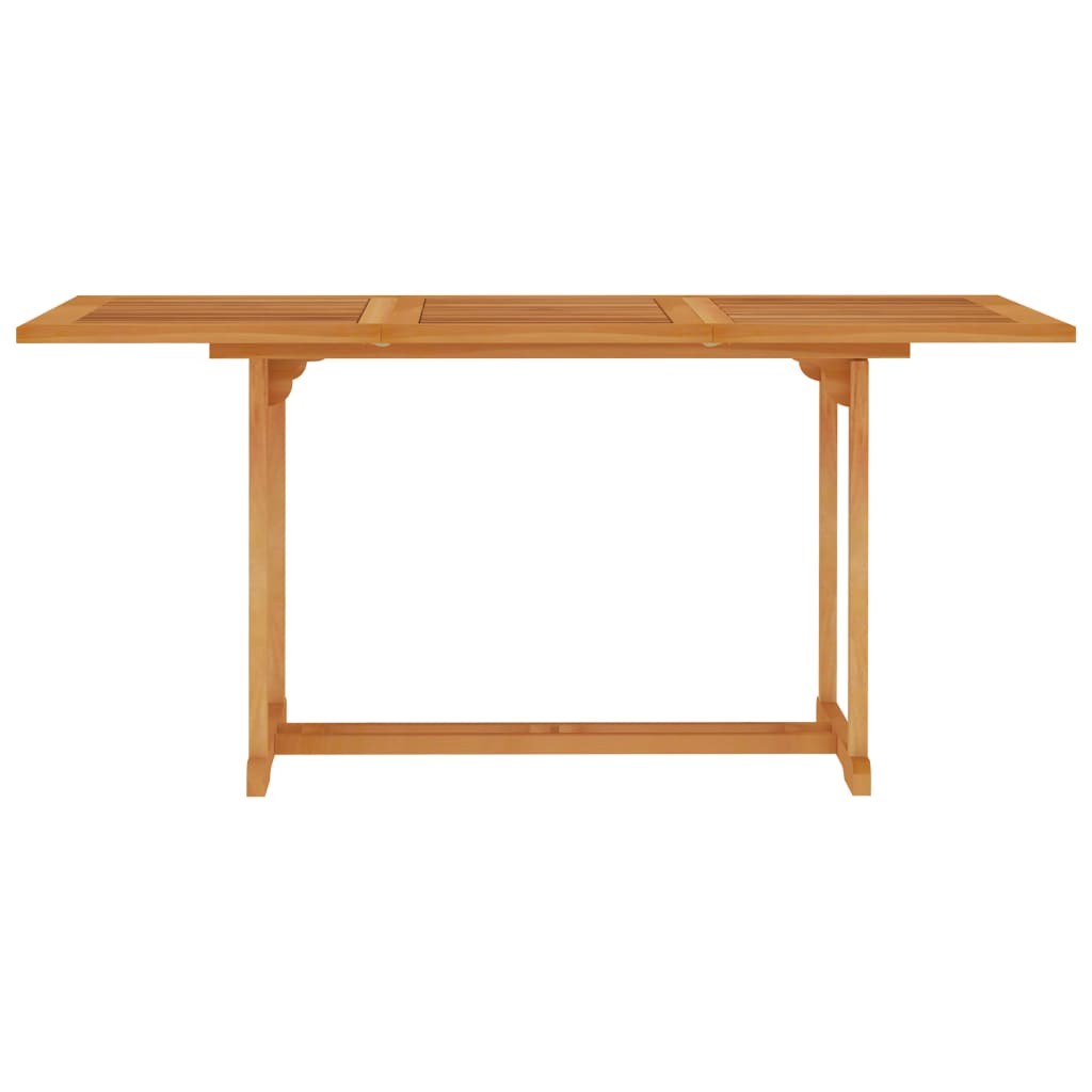 Trädgårdsbord 150x90x75 cm massiv teak