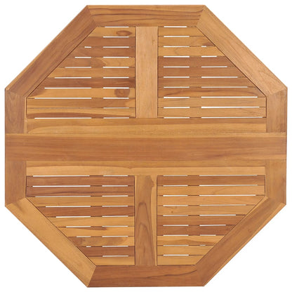 Hopfällbart trädgårdsbord 90x90x75 cm massiv teak