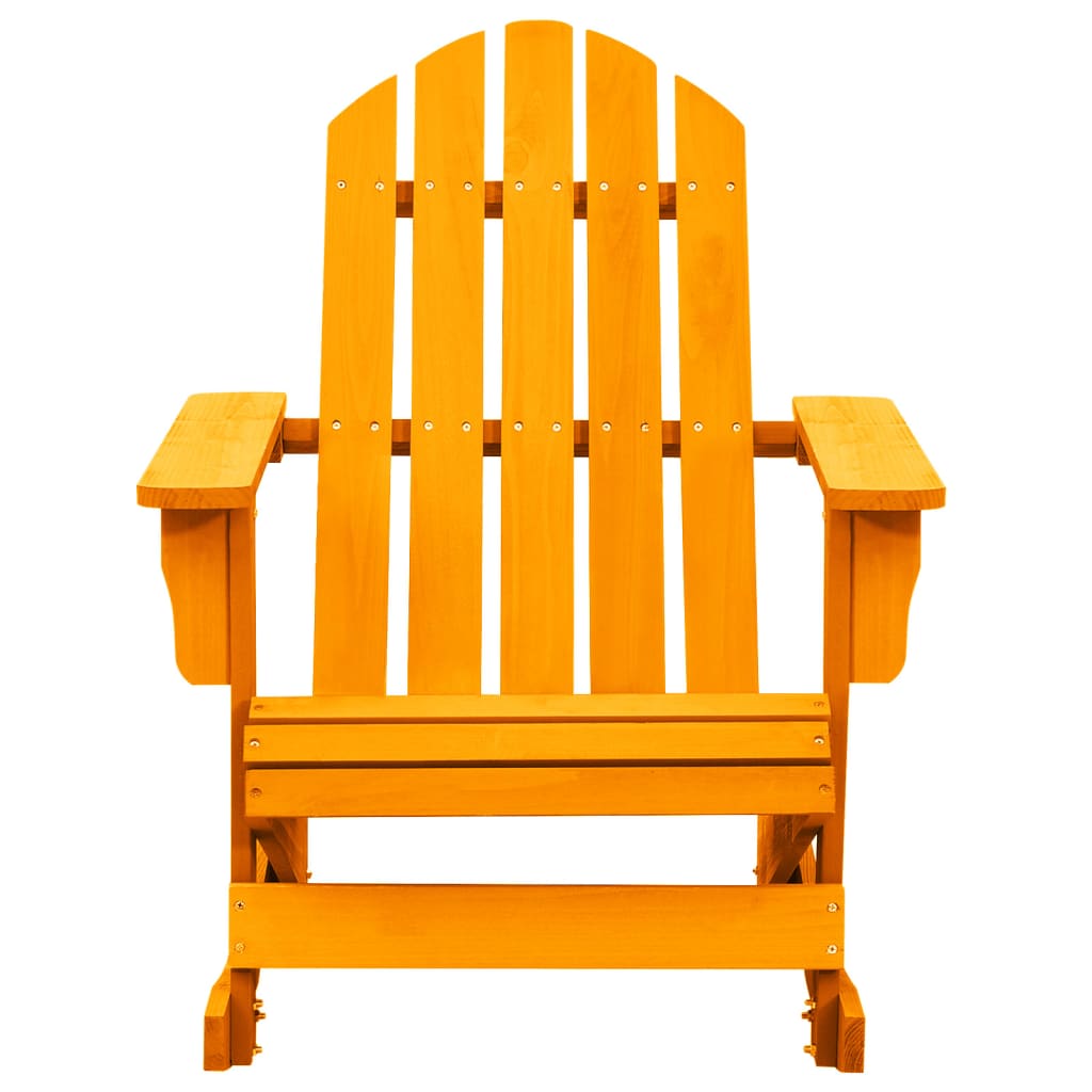 Gungstol adirondack massivt granträ orange