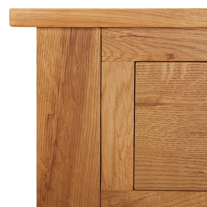 Sminkbord 110x40x75 cm massiv ek