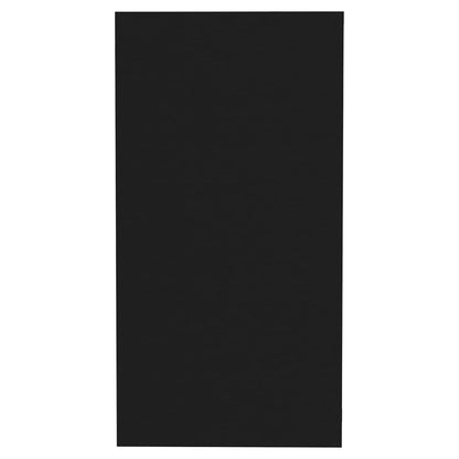 Sidobord svart 50x26x50 cm konstruerat trä