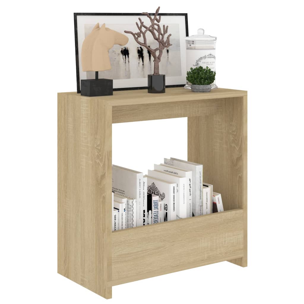 Sidobord sonoma-ek 50x26x50 cm konstruerat trä