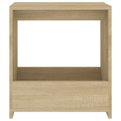 Sidobord sonoma-ek 50x26x50 cm konstruerat trä