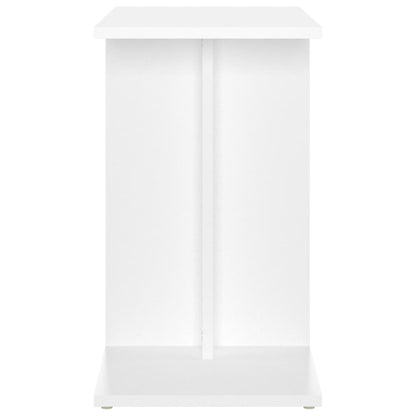 Sidobord vit 50x30x50 cm konstruerat trä