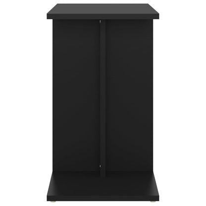 Sidobord svart 50x30x50 cm konstruerat trä