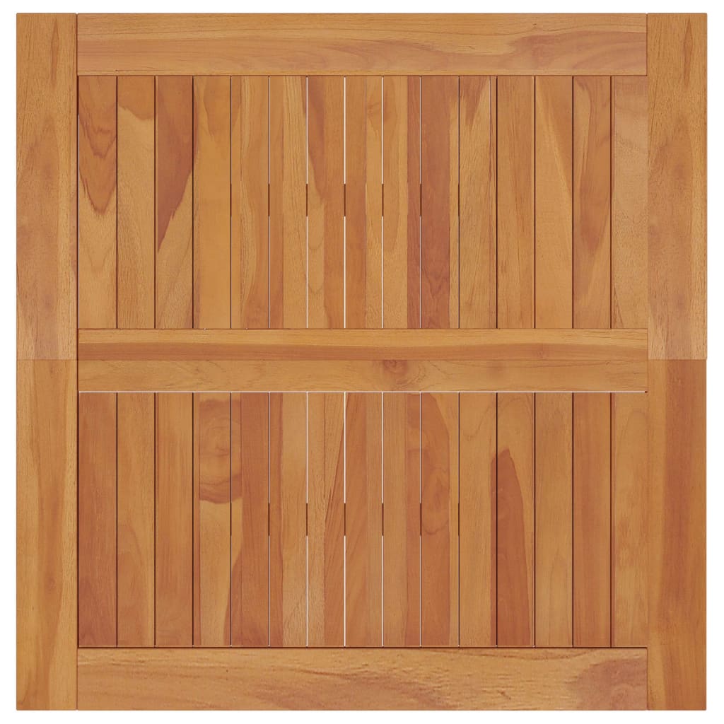 Trädgårdsbord 85x85x75 cm massiv teak