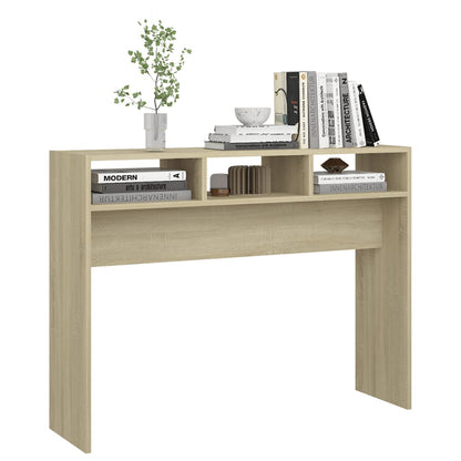 Avlastningsbord sonoma ek 105x30x80 cm konstruerat trä