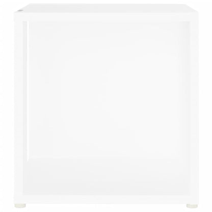 Sidobord vit 33x33x34,5 cm konstruerat trä