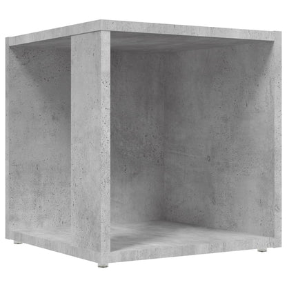 Sidobord betonggrå 33x33x34,5 cm konstruerat trä