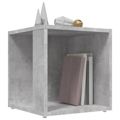 Sidobord betonggrå 33x33x34,5 cm konstruerat trä