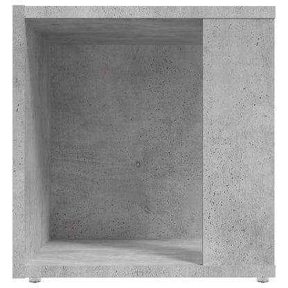 Sidobord betonggrå 33x33x34,5 cm konstruerat trä