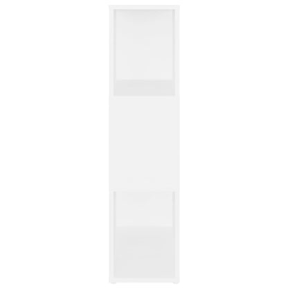 Bokhylla/Rumsavdelare vit 60x24x94 cm konstruerat trä