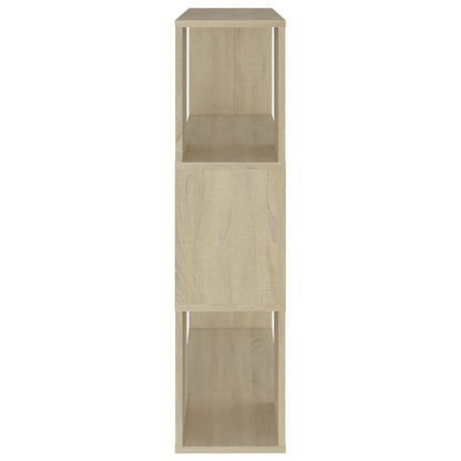 Bokhylla/Rumsavdelare sonoma-ek 80x24x94 cm konstruerat trä