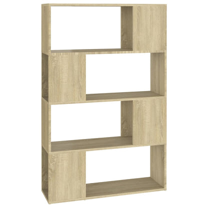 Bokhylla/Rumsavdelare sonoma-ek 80x24x124,5 cm konstruerat trä