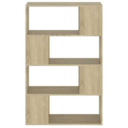 Bokhylla/Rumsavdelare sonoma-ek 80x24x124,5 cm konstruerat trä