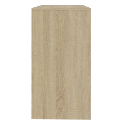 Avlastningsbord sonoma ek 89x41x76,5 cm konstruerat trä