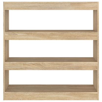 Bokhylla/Rumsavdelare sonoma-ek 100x30x103 cm