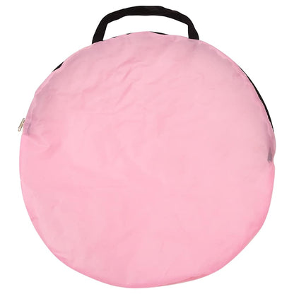 Lektält med 250 bollar rosa 100x100x127 cm