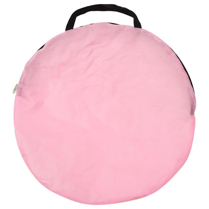 Lektält med 250 bollar rosa 100x100x127 cm