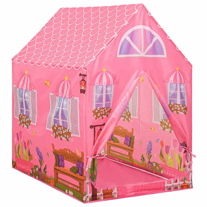 Lektält med 250 bollar Rosa 69x94x104 cm