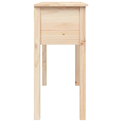 Konsolbord 100x35x75 cm massiv furu