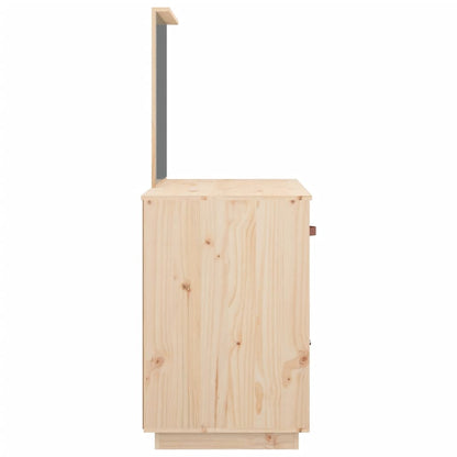 Sminkbord 95x50x134 cm massiv furu