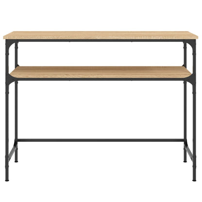 Avlastningsbord sonoma-ek 100x35,5x75 cm konstruerat trä