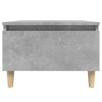 Sidobord betonggrå 50x46x35 cm konstruerat trä
