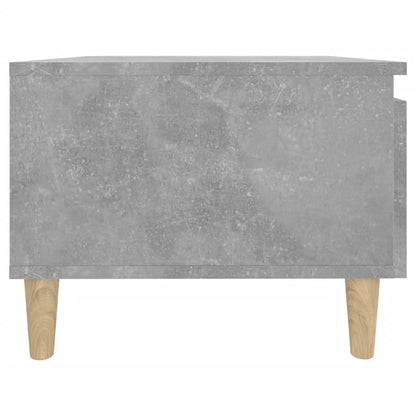 Sidobord 2 st Betonggrå 50x46x35 cm konstruerat trä