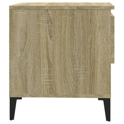 Sidobord sonoma-ek 50x46x50 cm konstruerat trä