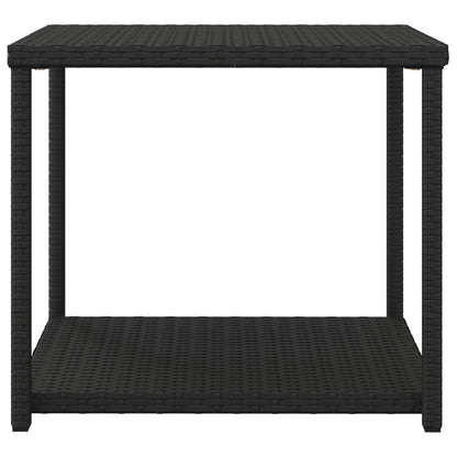 Sidobord svart 55x45x49 cm konstrotting