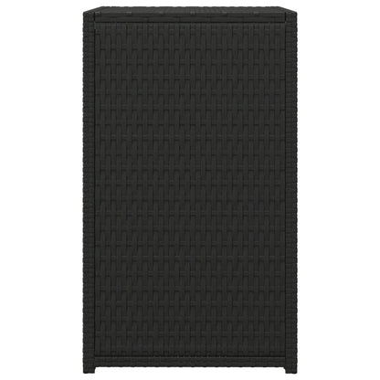 C-sidobord svart 40x35x60 cm konstrotting