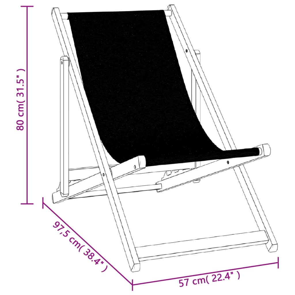 Strandstolar hopfällbara 2 st brun aluminium och textilen