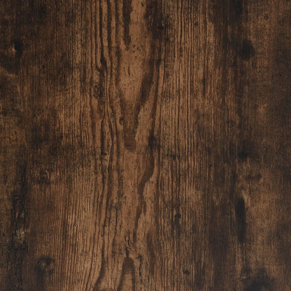 Sidobord rökfärgad ek 50x26x50 cm konstruerat trä