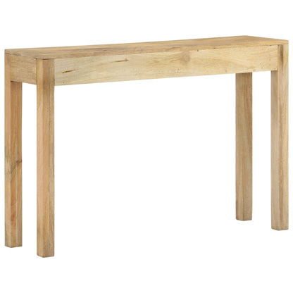 Konsolbord 110x30x75 cm massivt blekt mangoträ