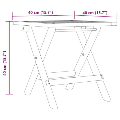 Solsängar 2 st med bord grå massivt akaciaträ