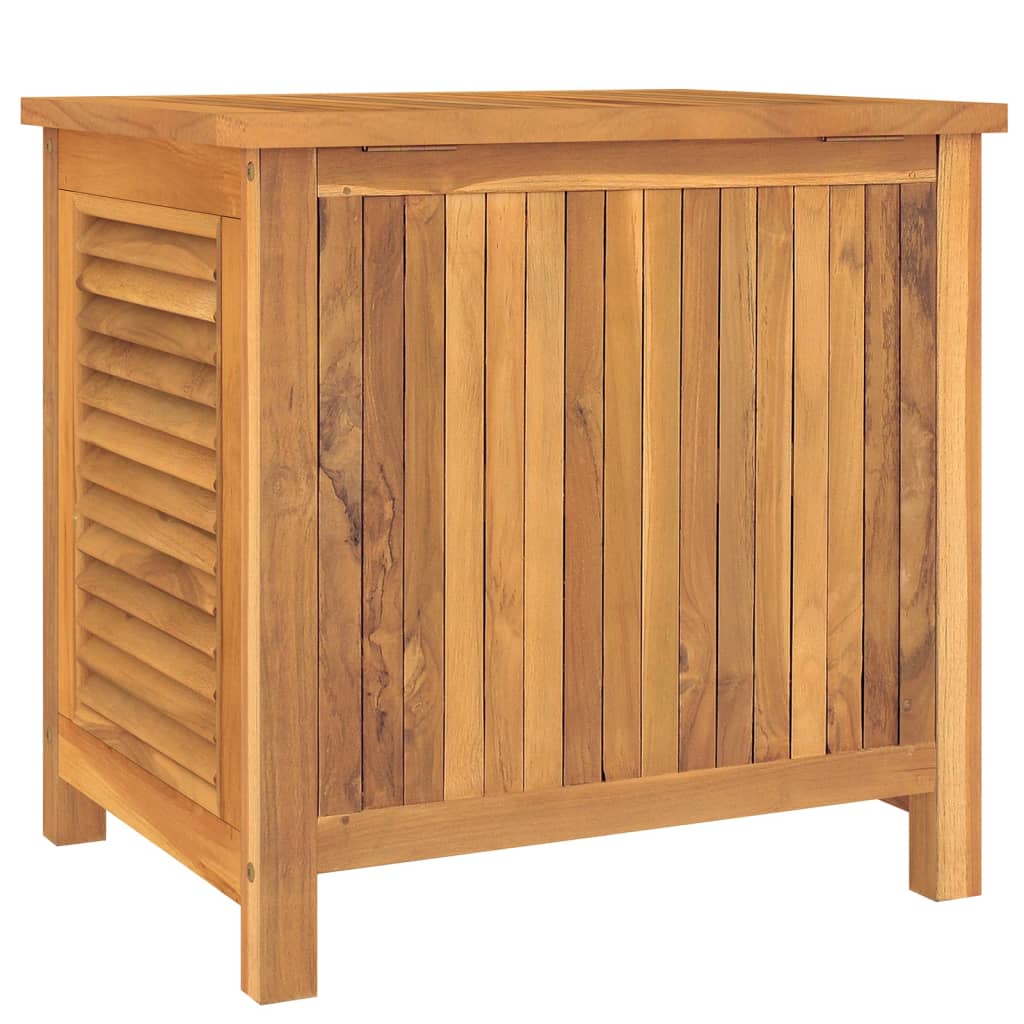 Trädgårdslåda med påse 60x50x58 cm massiv teak