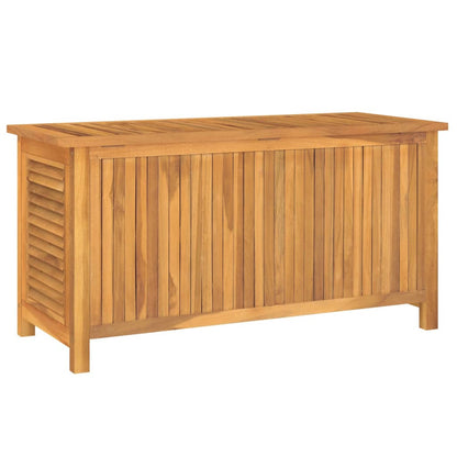 Trädgårdslåda med påse 114x50x58 cm massiv teak