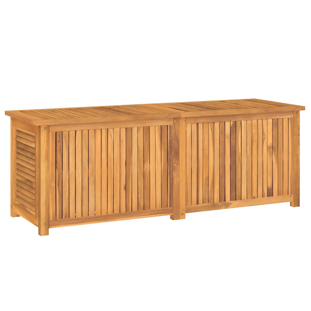 Trädgårdslåda med påse 150x50x55 cm massiv teak