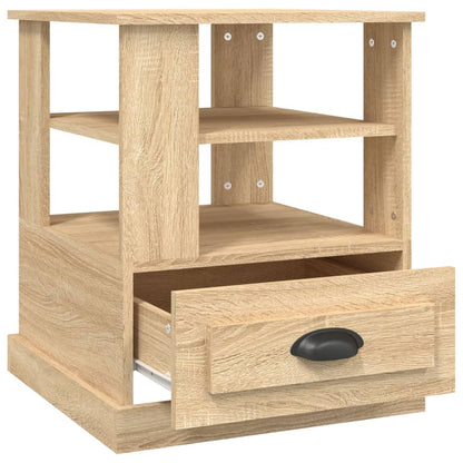 Sidobord sonoma-ek 50x50x60 cm konstruerat trä