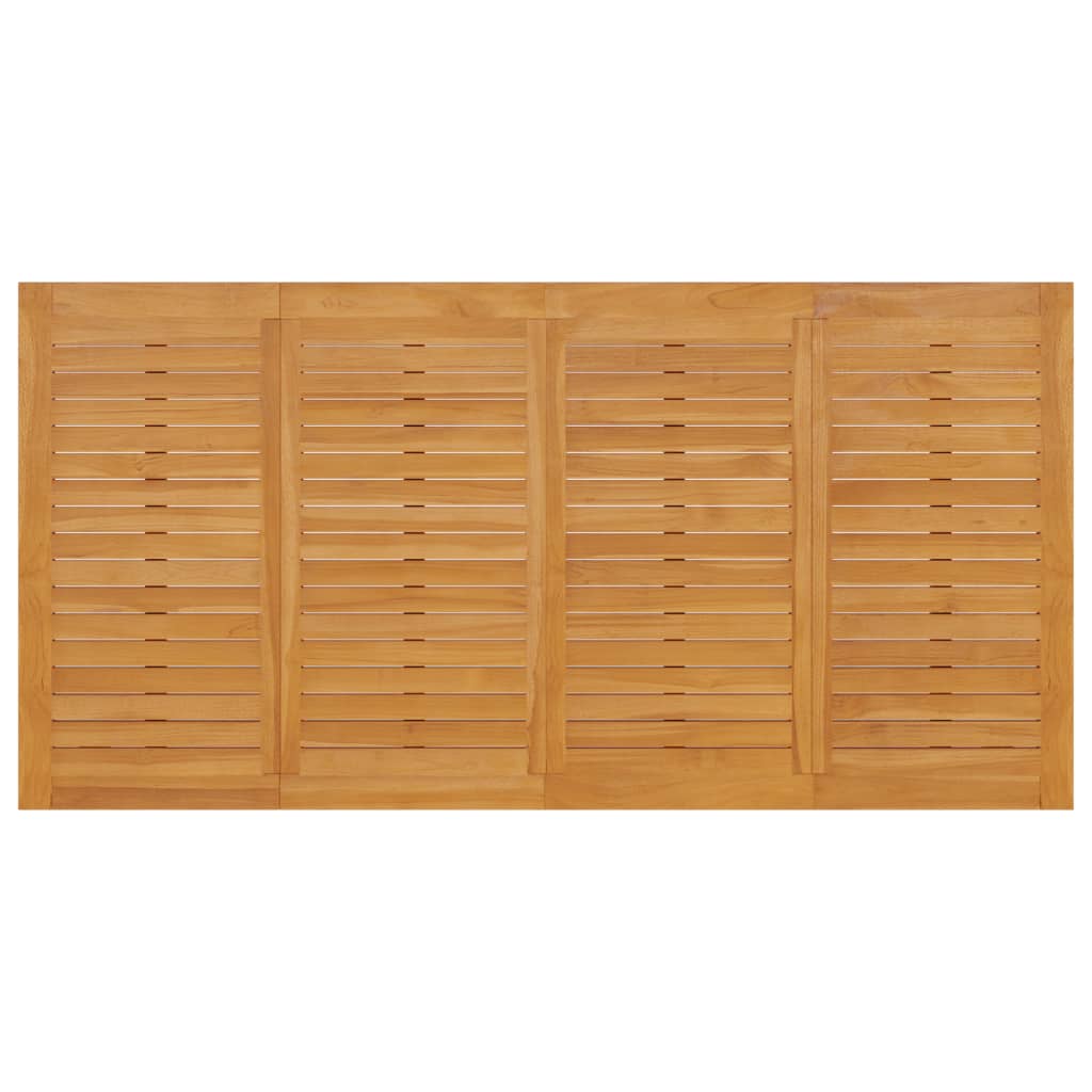 Bataviabord 200x100x75 cm massiv teak