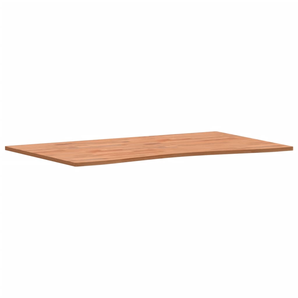 Bordsskiva 100x(55-60)x1,5 cm massivt bokträ