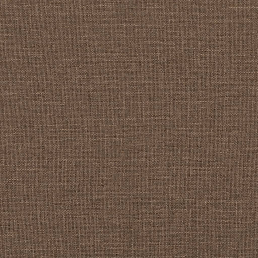3-sitssoffa brun 180 cm tyg