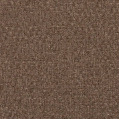 3-sitssoffa brun 180 cm tyg